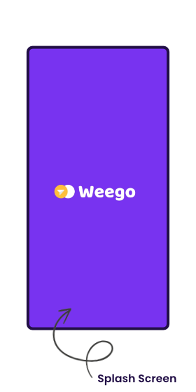 Onboaring screen weego